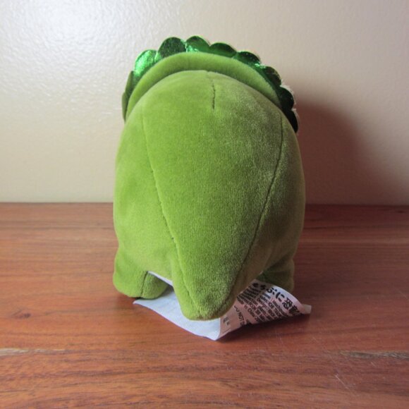 plush cute Mochipuni 2020 green triceratops (T626) - Picture 7 of 11